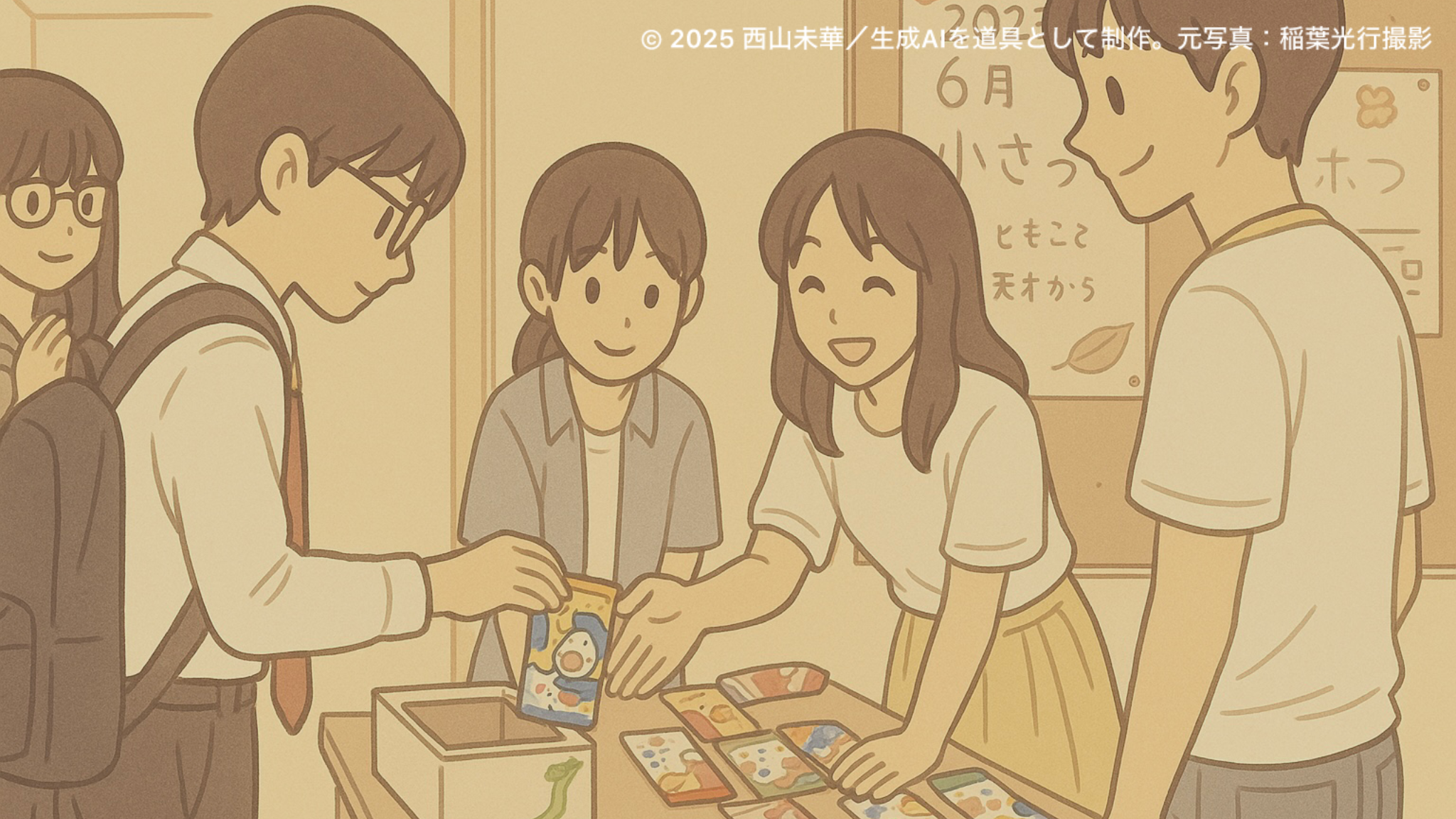 モンスターくじ引きの様子