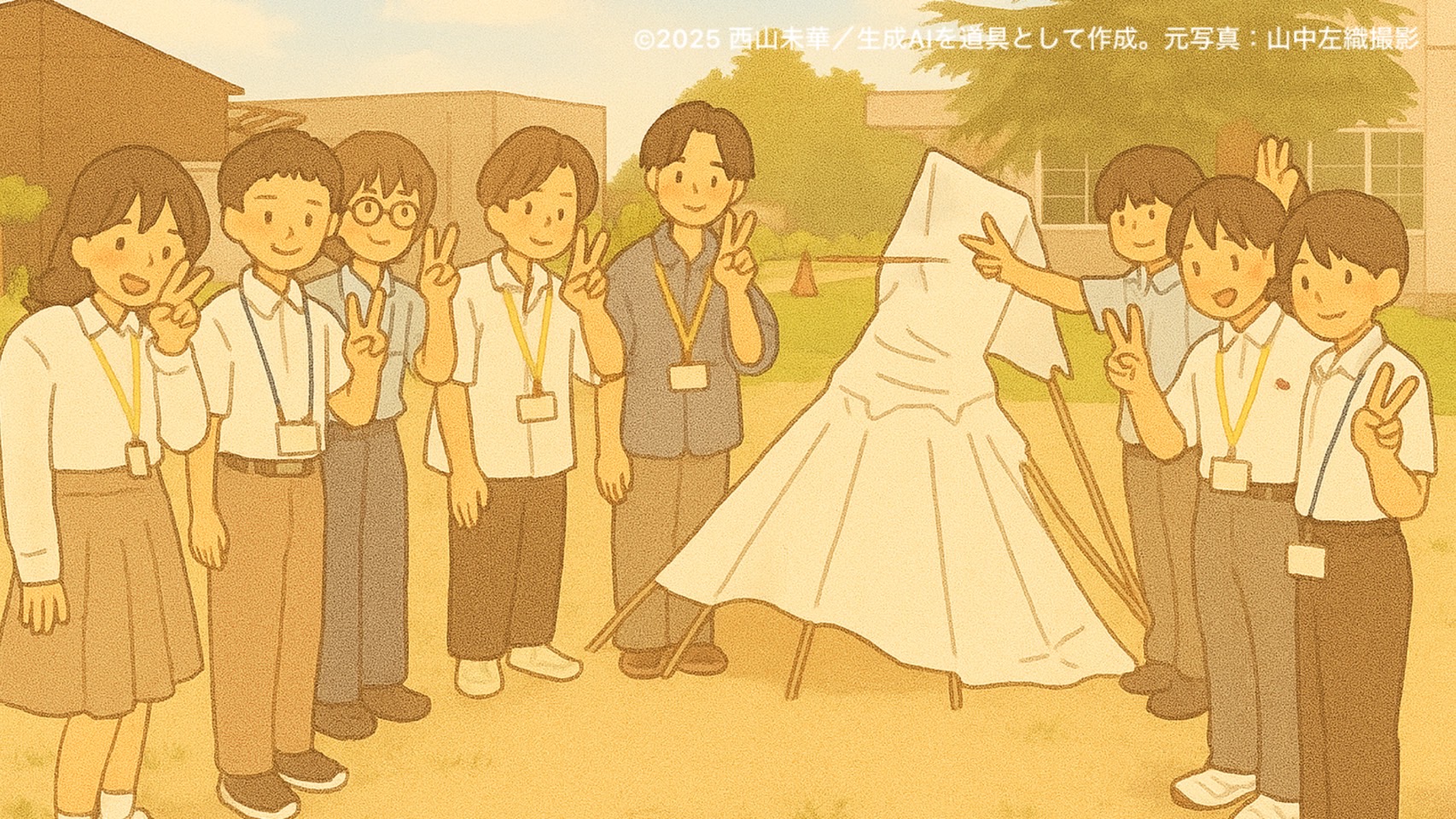 第4回子ども会議 ティピー作り