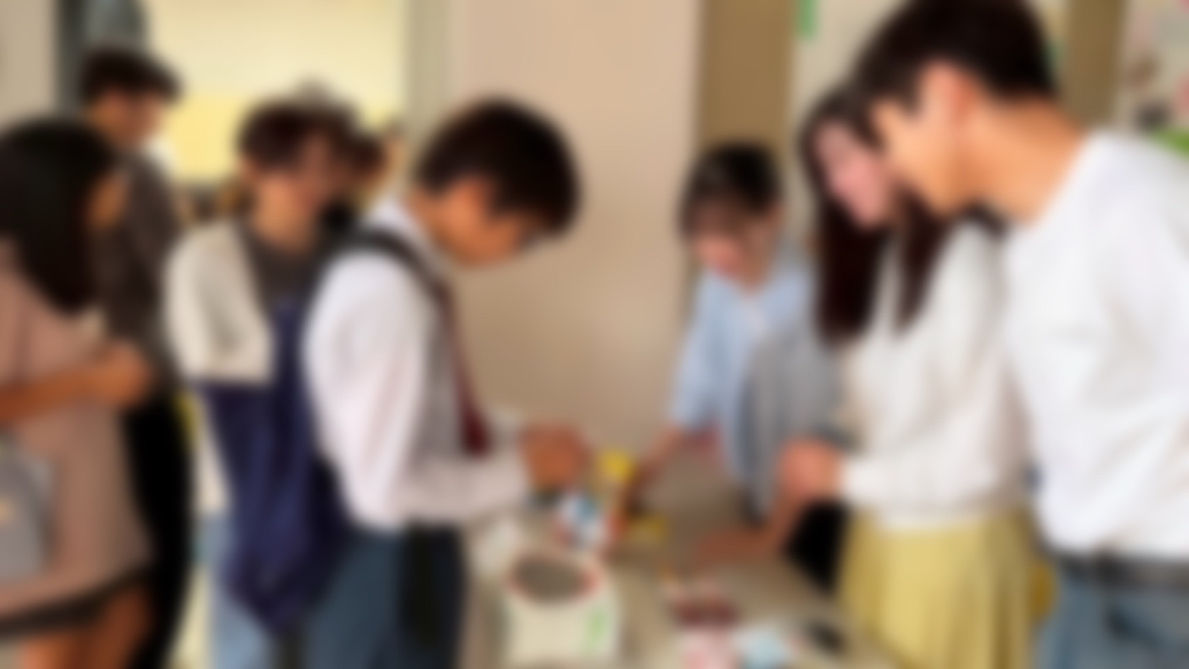 モンスターくじ引きの様子